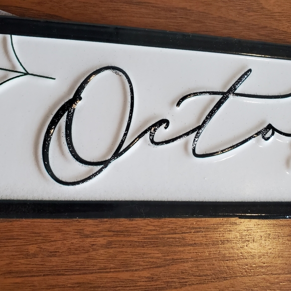 BNWT VIP Home & Garden October 31 Metal Sign Halloween - Picture 3 of 10